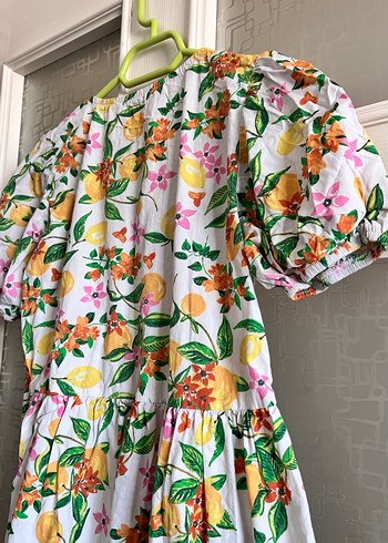 Çiçek Desenli Bohem Uzun Elbise - Görsel 4