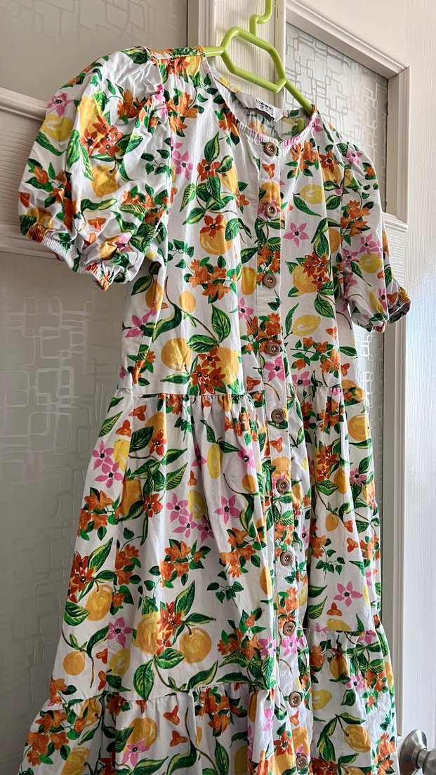 Çiçek Desenli Bohem Uzun Elbise - Görsel 3