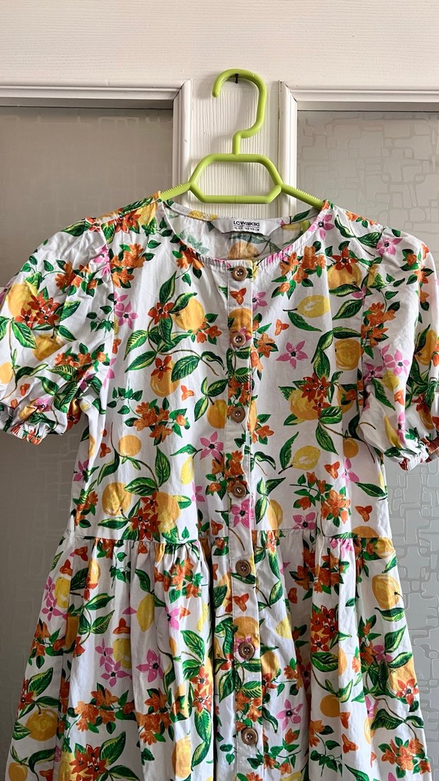 Çiçek Desenli Bohem Uzun Elbise - Görsel 2