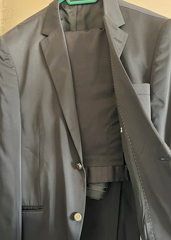 Klasik Kesim Siyah Erkek Takım Elbise - Görsel 3