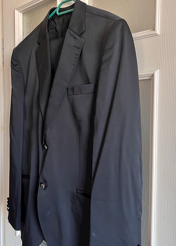 Klasik Kesim Siyah Erkek Takım Elbise - Görsel 2