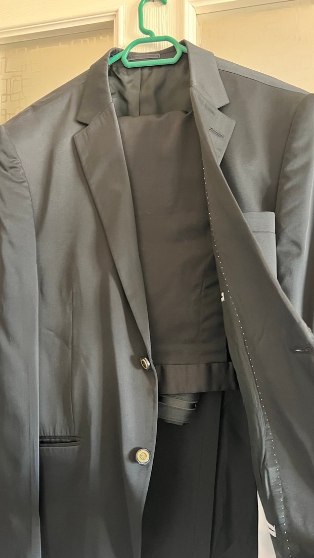 Klasik Kesim Siyah Erkek Takım Elbise - Görsel 3