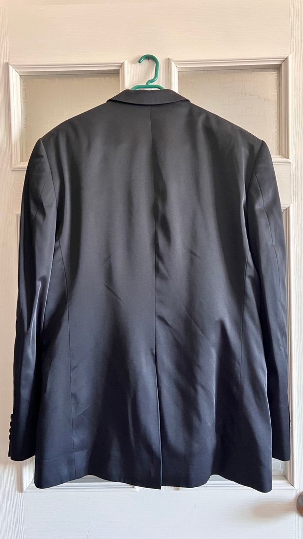 Klasik Kesim Siyah Erkek Takım Elbise - Görsel 4