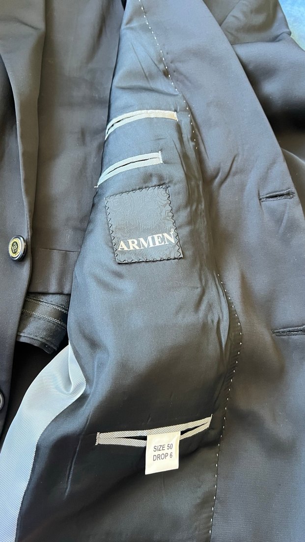 Klasik Kesim Siyah Erkek Takım Elbise - Görsel 5