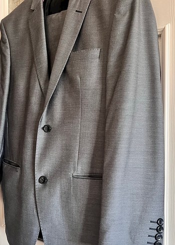 Gri Erkek Takım Elbise - Görsel 2