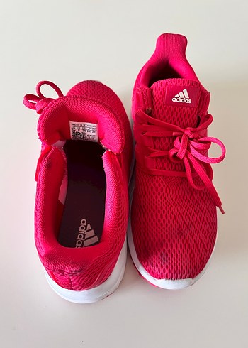 Pembe Adidas Bağcıklı Kadın Spor Ayakkabı - Görsel 4