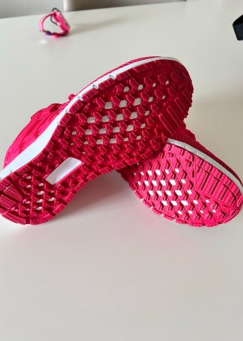 Pembe Adidas Bağcıklı Kadın Spor Ayakkabı - Görsel 5