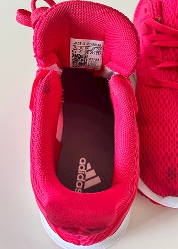 Pembe Adidas Bağcıklı Kadın Spor Ayakkabı - Görsel 3