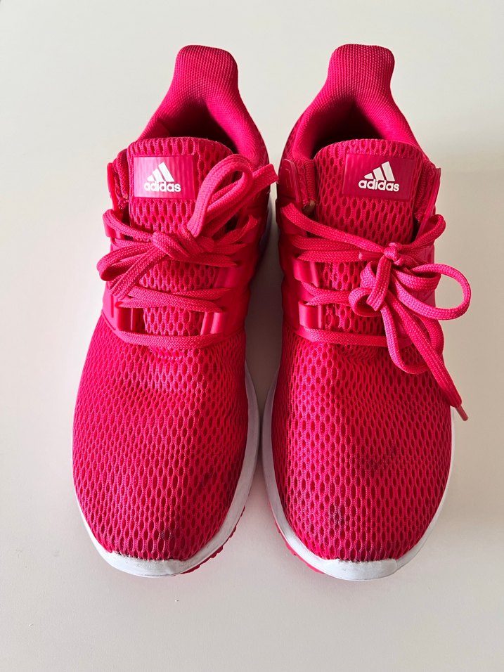 Pembe Adidas Bağcıklı Kadın Spor Ayakkabı - Görsel 2