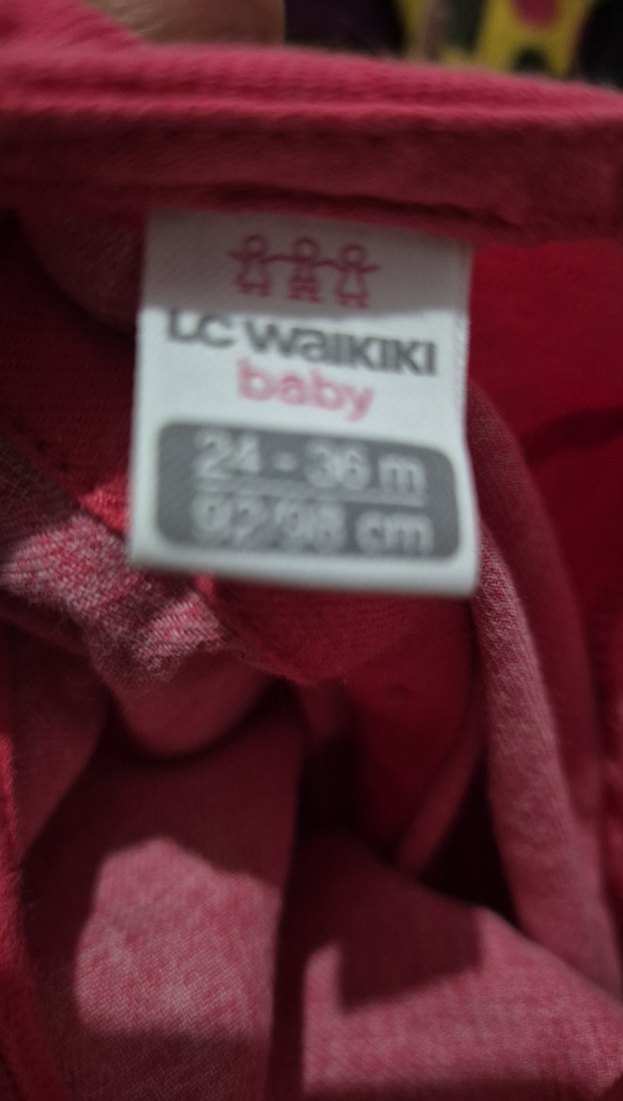 Pembe Uzun Kollu Kız Çocuk Elbise - Görsel 4