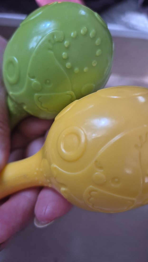 Renkli Bebek Diş Kaşıyıcısı ve Çıngırak - Görsel 3