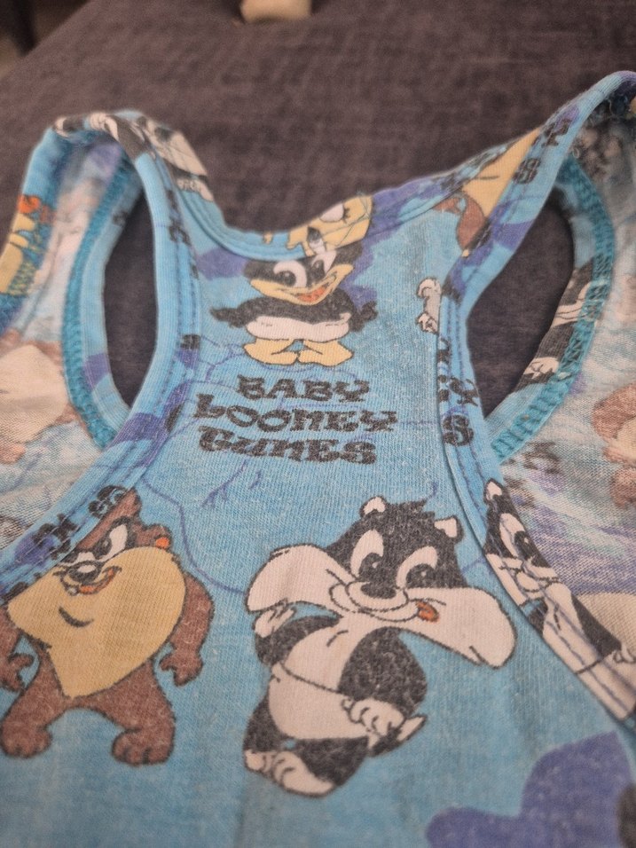 Mavi Baskılı Çocuk Atlet - Görsel 2