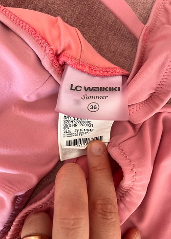 LC Waikiki Pembe Baskılı bikini - Görsel 2