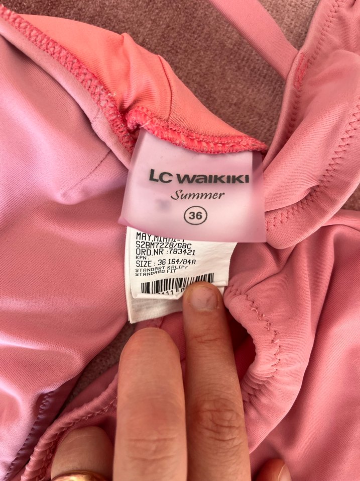LC Waikiki Pembe Baskılı bikini - Görsel 2