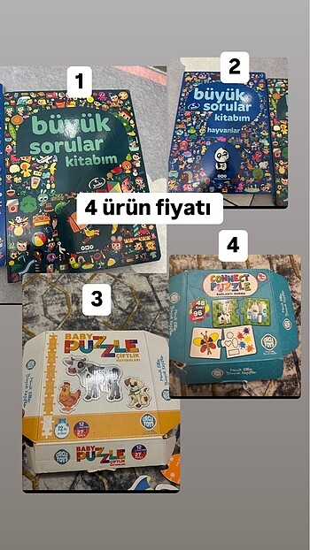 Çocuk eğitici set