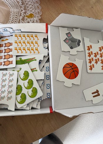 Eğitici Puzzle Seti Sayılar ve Renkler - Görsel 3