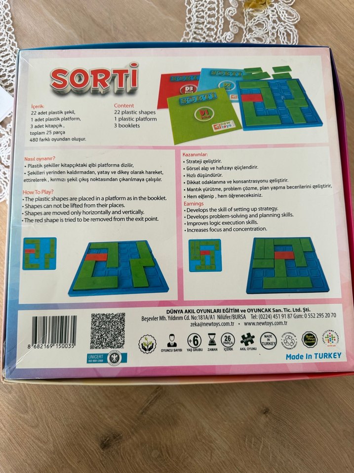 SORTi Eğitim Oyunu - Yeşil Bloklarla Zeka Geliştirme - Görsel 3