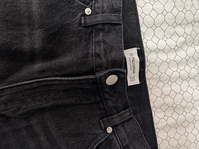 40 Beden PULL AND BEAR ŞORT MOM jeans