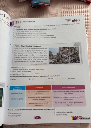 7. Sınıf Sosyal Bilgiler Soru Bankası