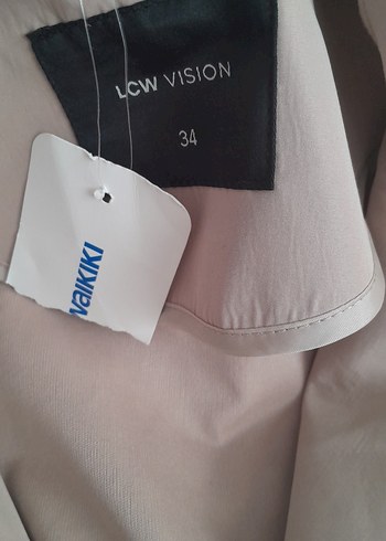 LC Waikiki Bej Kadın Midi Trençkot Düğmeli