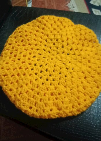 Sarı Kadın Örgü Bere - Görsel 3