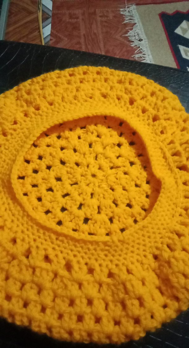 Sarı Kadın Örgü Bere - Görsel 4