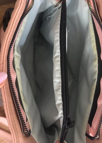 Pembe Deri Tokalı Kadın Çanta - Görsel 5