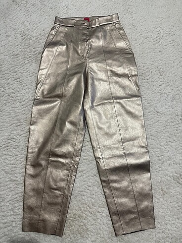 Mevsimlik parlak şık pantolon - Görsel 6