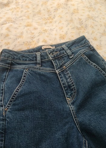 oxxo Mavi Kadın Kot Pantolon Fitted Kesim