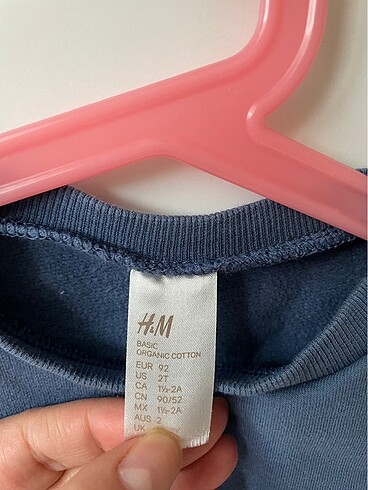 18-24 Ay Beden çeşitli Renk H&M 2li Sweatshirt