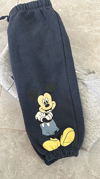 6 Ay Beden gri Renk Hm disney alt üst takım