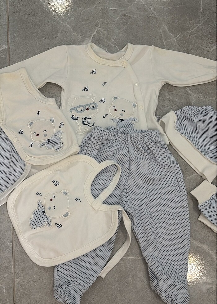 Tam takım hastane cıkısı seti - Görsel 2