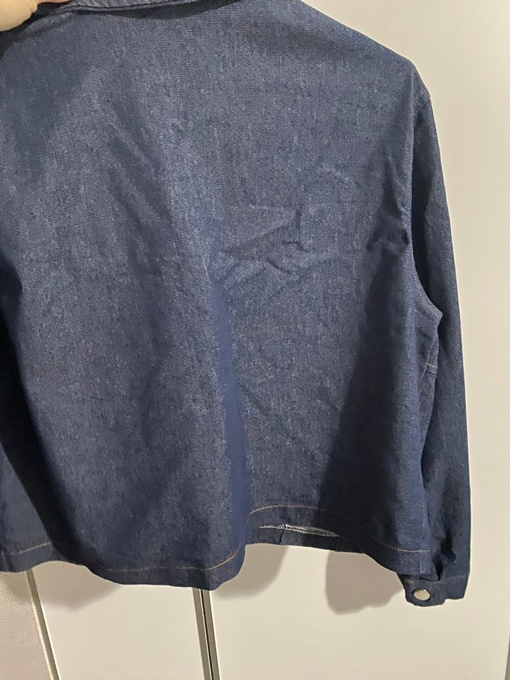 Lacivert Kadın Midi Denim Etek - Görsel 4