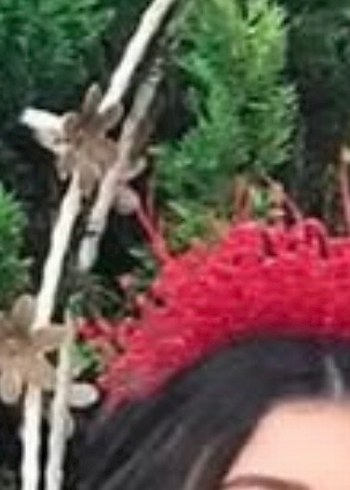 Kırmızı Boncuklu Kına Saç Aksesuarı - Görsel 5