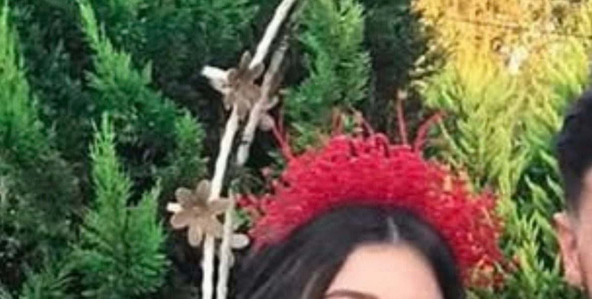 Kırmızı Boncuklu Kına Saç Aksesuarı - Görsel 5