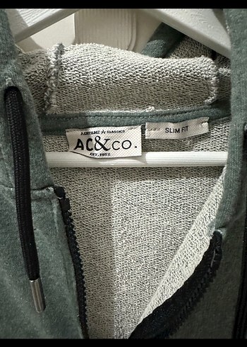 Altınyıldız Gri Kapüşonlu Fermuarlı Erkek Sweatshirt