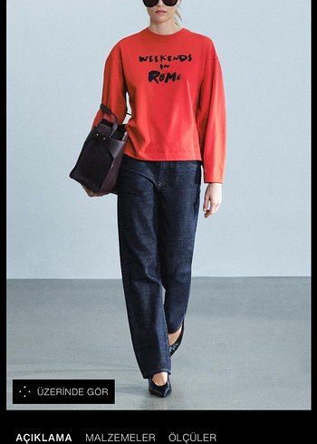 Zara Weekend İn Rome Tisort