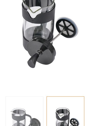 Siyah ve Gri Cam Çay Demliği - Görsel 2