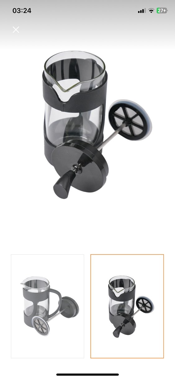 Siyah ve Gri Cam Çay Demliği - Görsel 2