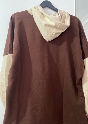 Kahverengi Kapüşonlu Florida Baskılı Sweatshirt - Görsel 3