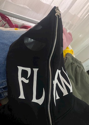 Fermuarlı Kapüşonlu Siyah Kadın Ceket - Görsel 2