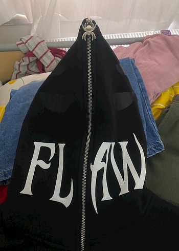 Fermuarlı Kapüşonlu Siyah Kadın Ceket - Görsel 5