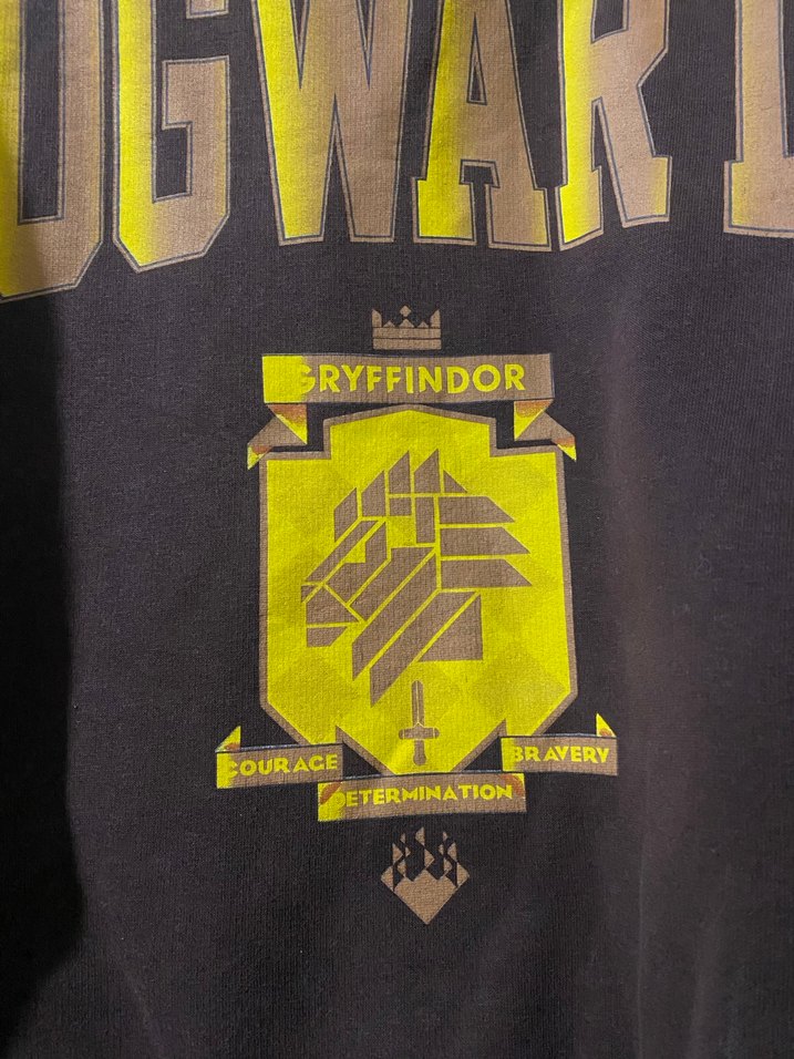 Kahverengi HOGWARTS Baskılı Sweatshirt - Görsel 4