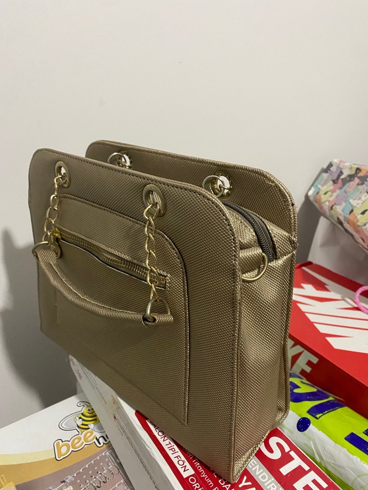 Bej Kadın Çanta - Görsel 3