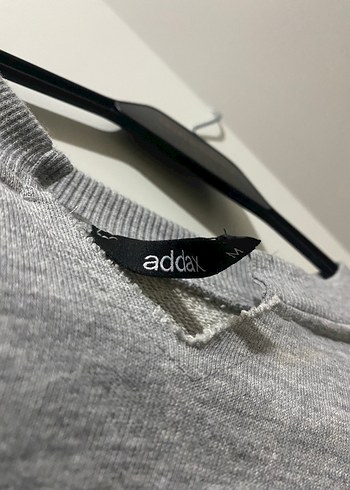 Gri Baskılı Uzun Kollu Sweatshirt - Görsel 5