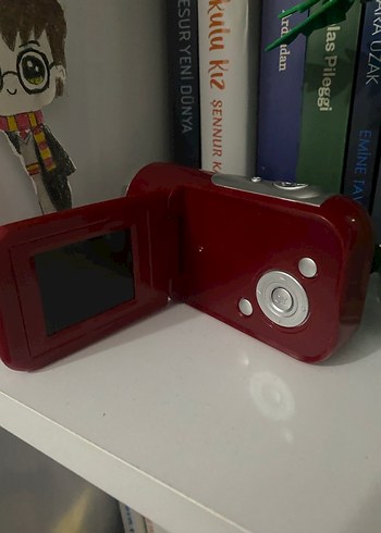 Kırmızı Renkli HD Video Kamera - Görsel 3