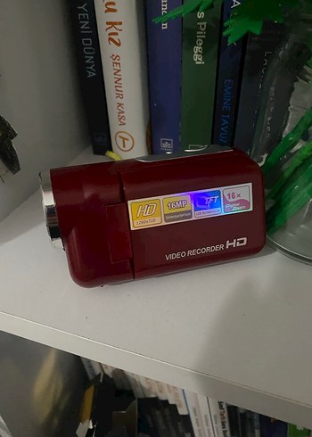 Kırmızı Renkli HD Video Kamera - Görsel 2