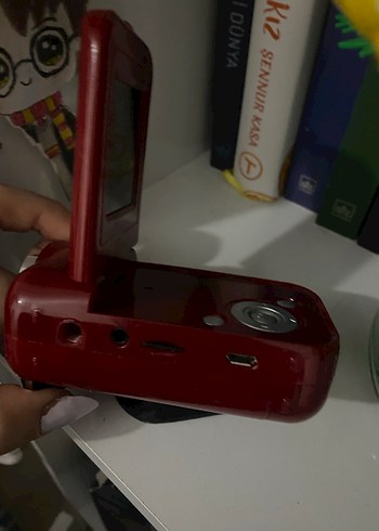 Kırmızı Renkli HD Video Kamera - Görsel 5