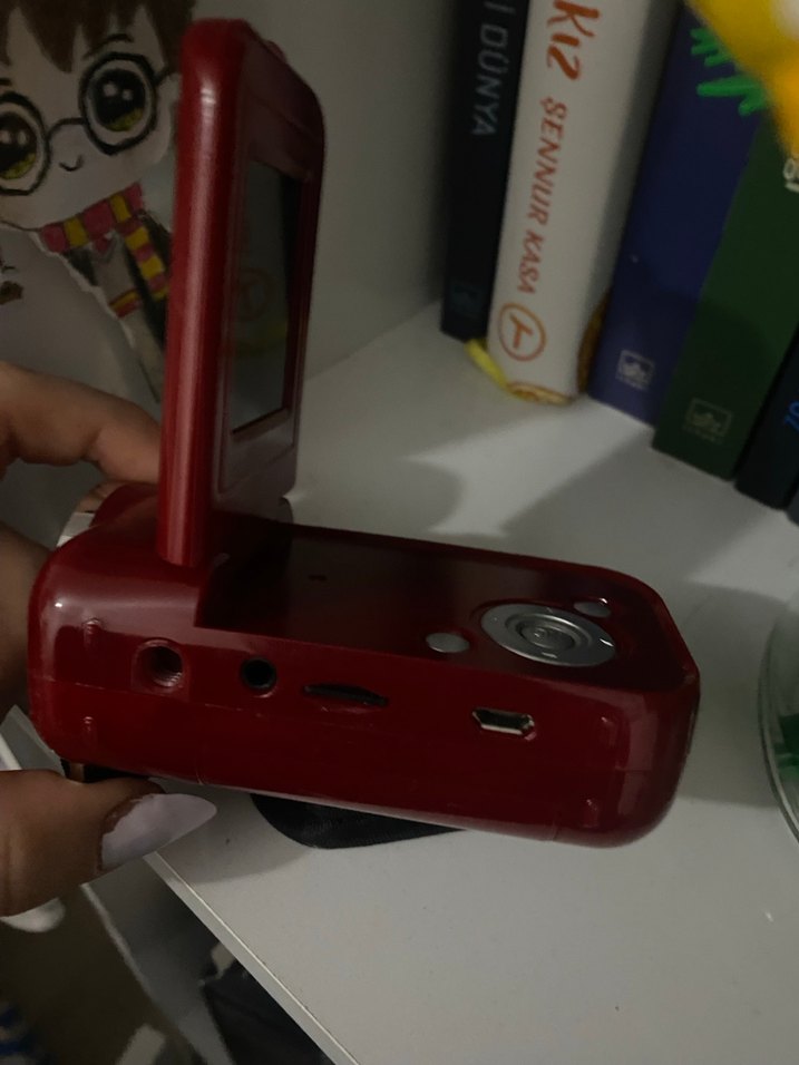 Kırmızı Renkli HD Video Kamera - Görsel 5