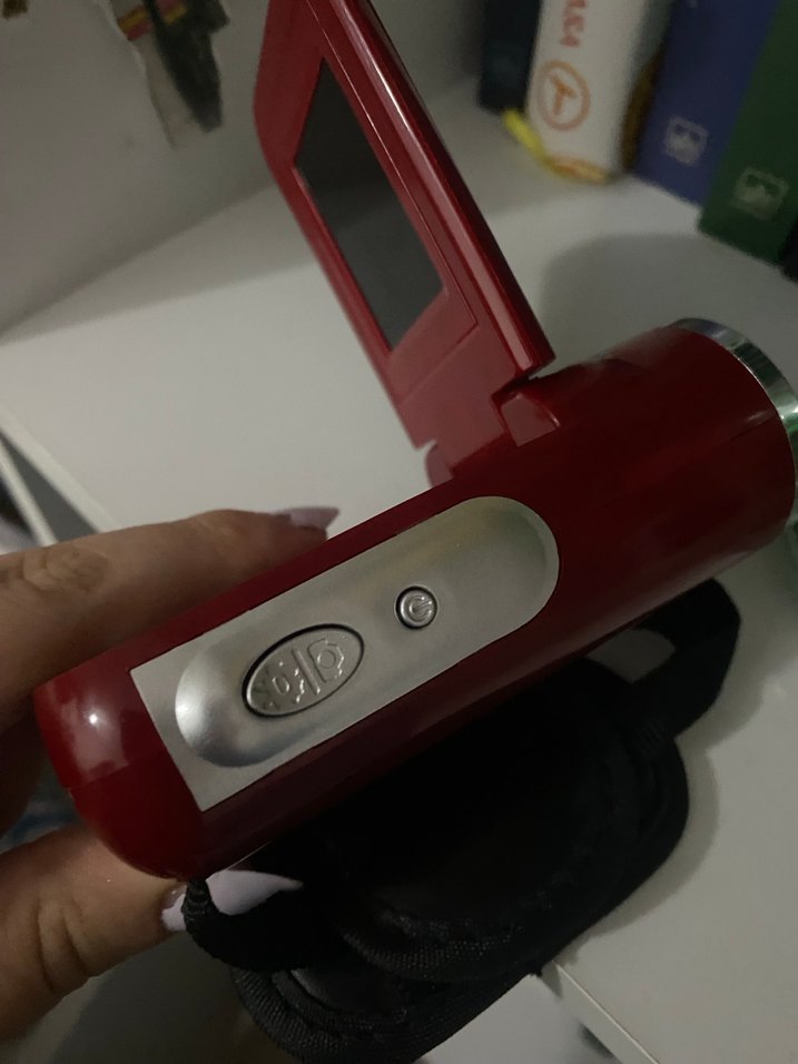 Kırmızı Renkli HD Video Kamera - Görsel 4